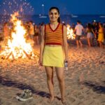 Riley on the beach for San Juan