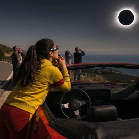 Full moon? Half moon? NO! Total eclipse.