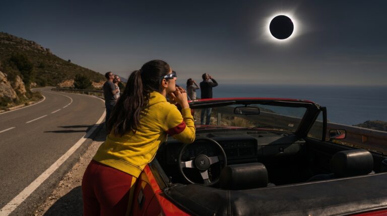 Full moon? Half moon? NO! Total eclipse.